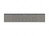 Тротуарная плитка «Квадрат» черный гранит 400x400x80